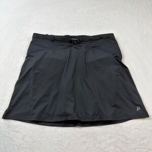Skirt Sports Athletic Skort Womens M Black Good Buckle Waist Running Tennis